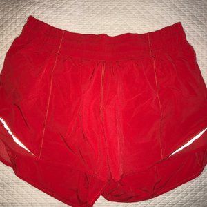 Lululemon Hotty Hot Short 4" Length Dark Red First Release